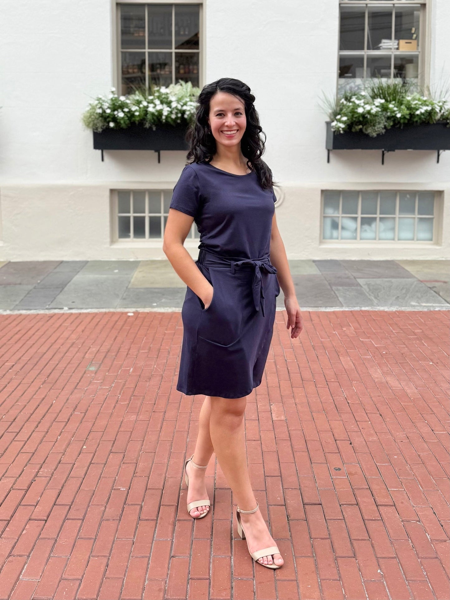 TULIP skirt in Navy