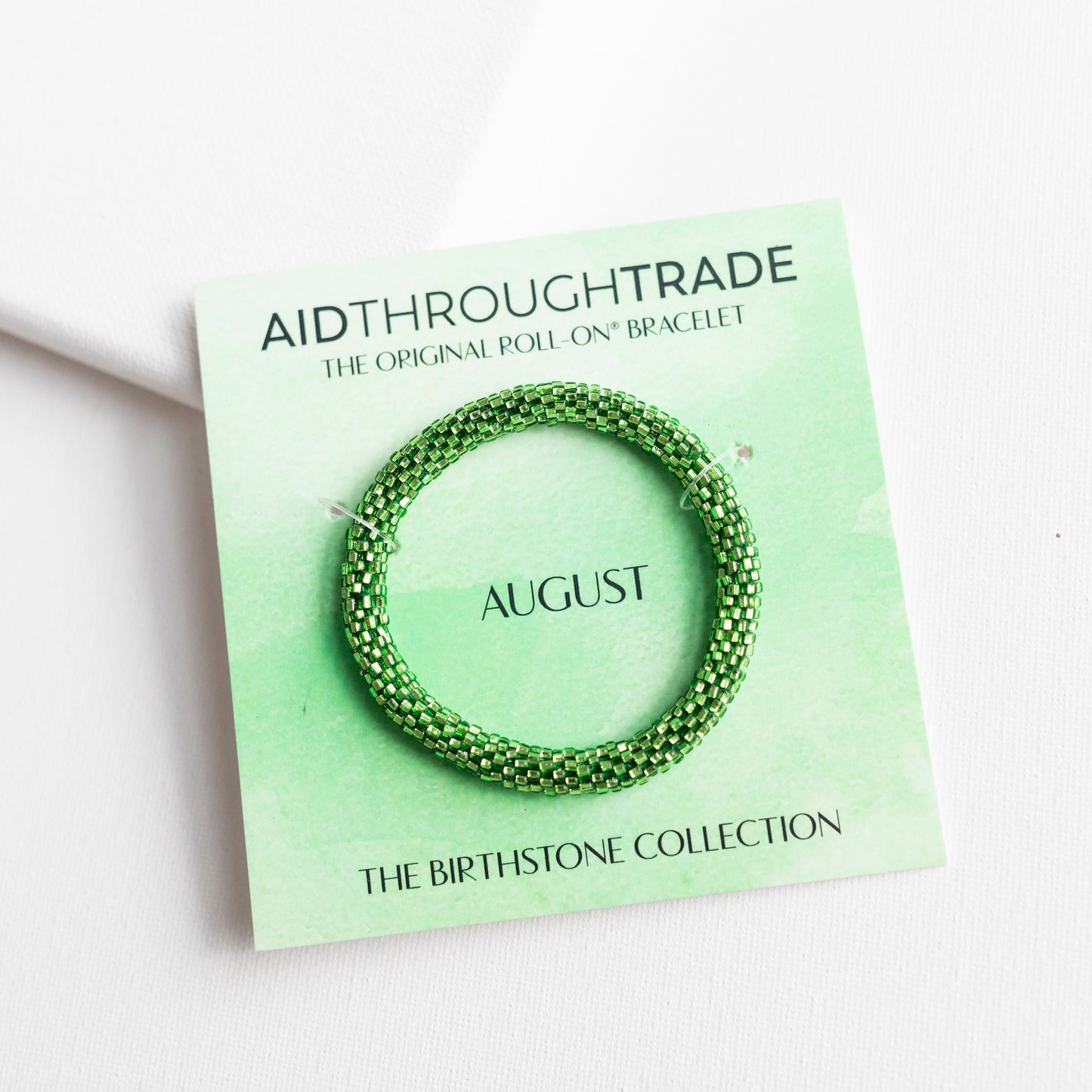Birthstone Roll-On® Bracelets - August
