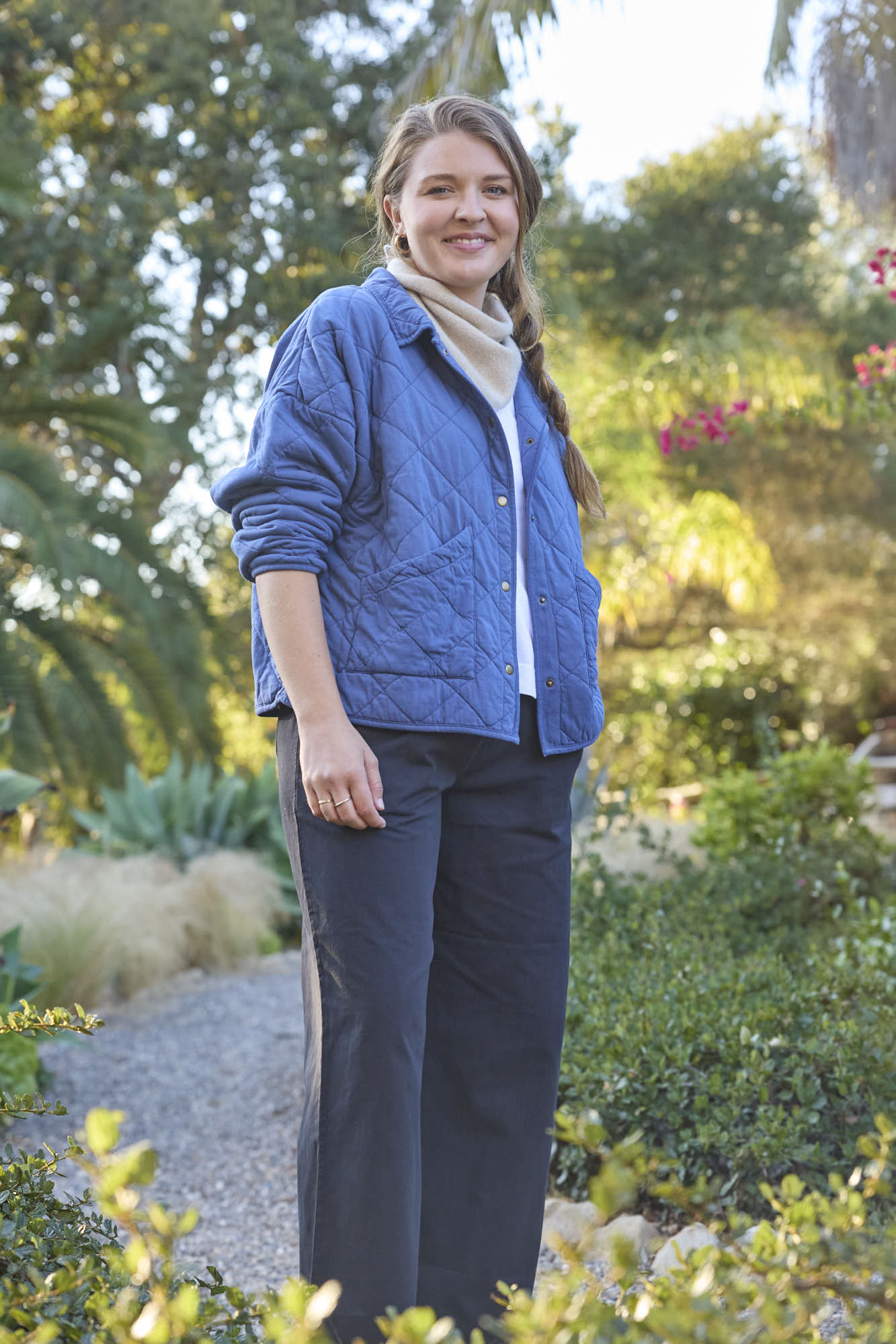 Countryside Quilted Jacket - Inky Blue - FINAL SALE