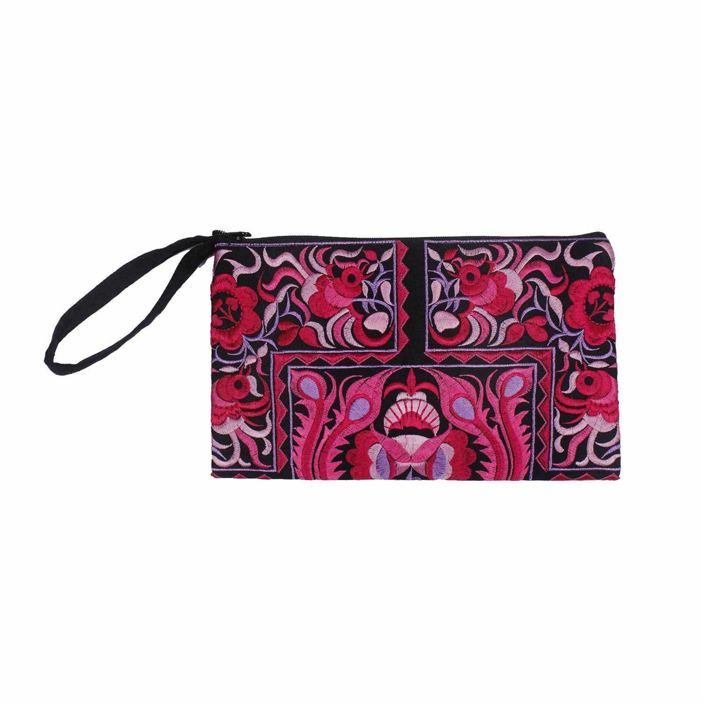 Sarita Hmong Embroidered Wristlet - Thailand