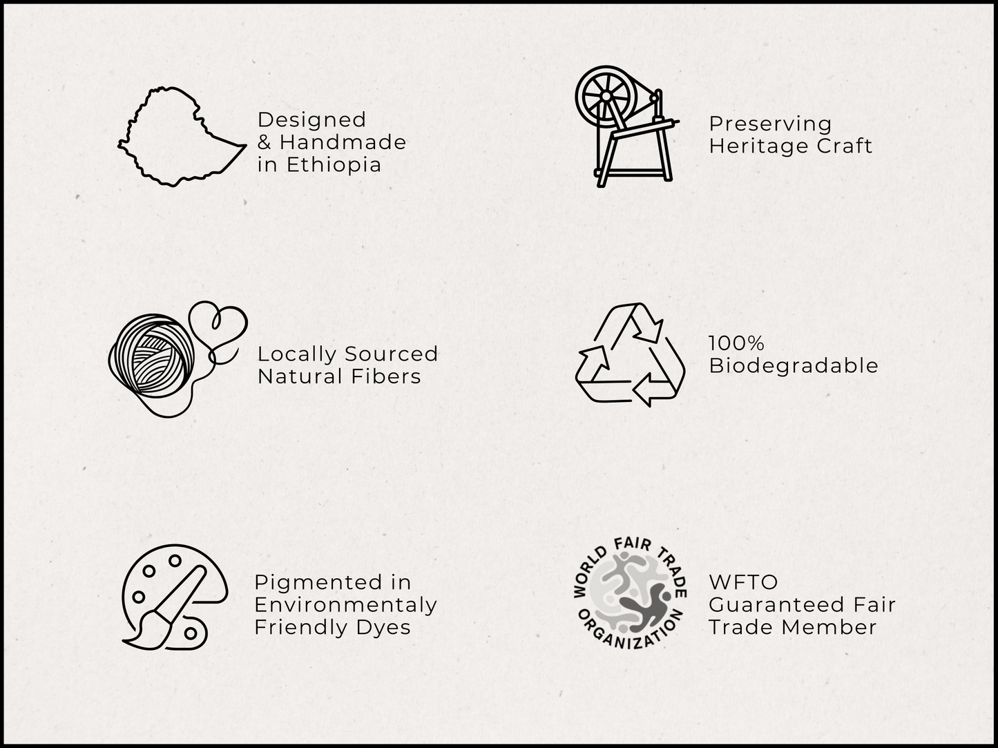 Sodo Handwoven Ethiopian Cotton Placemat | Set of 2