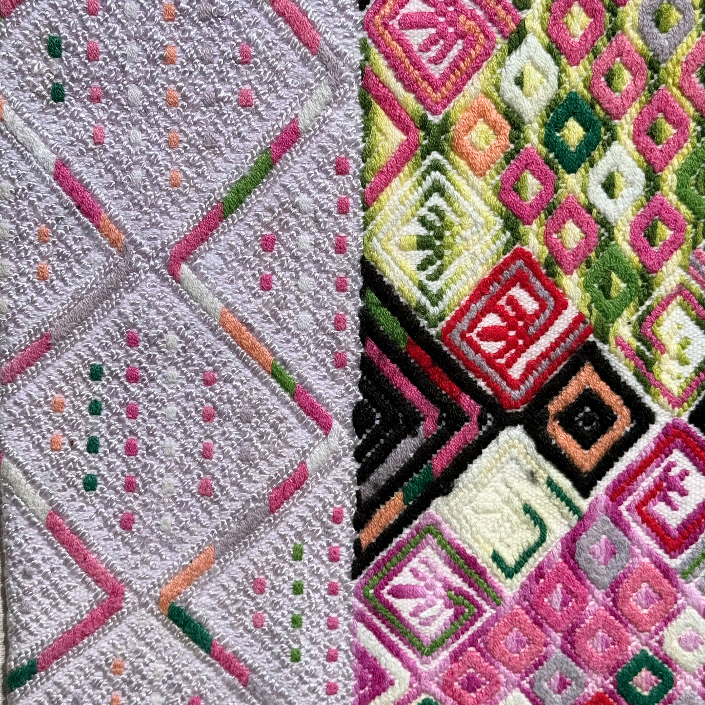 Framed Handwoven Textile (Walnut Frame)