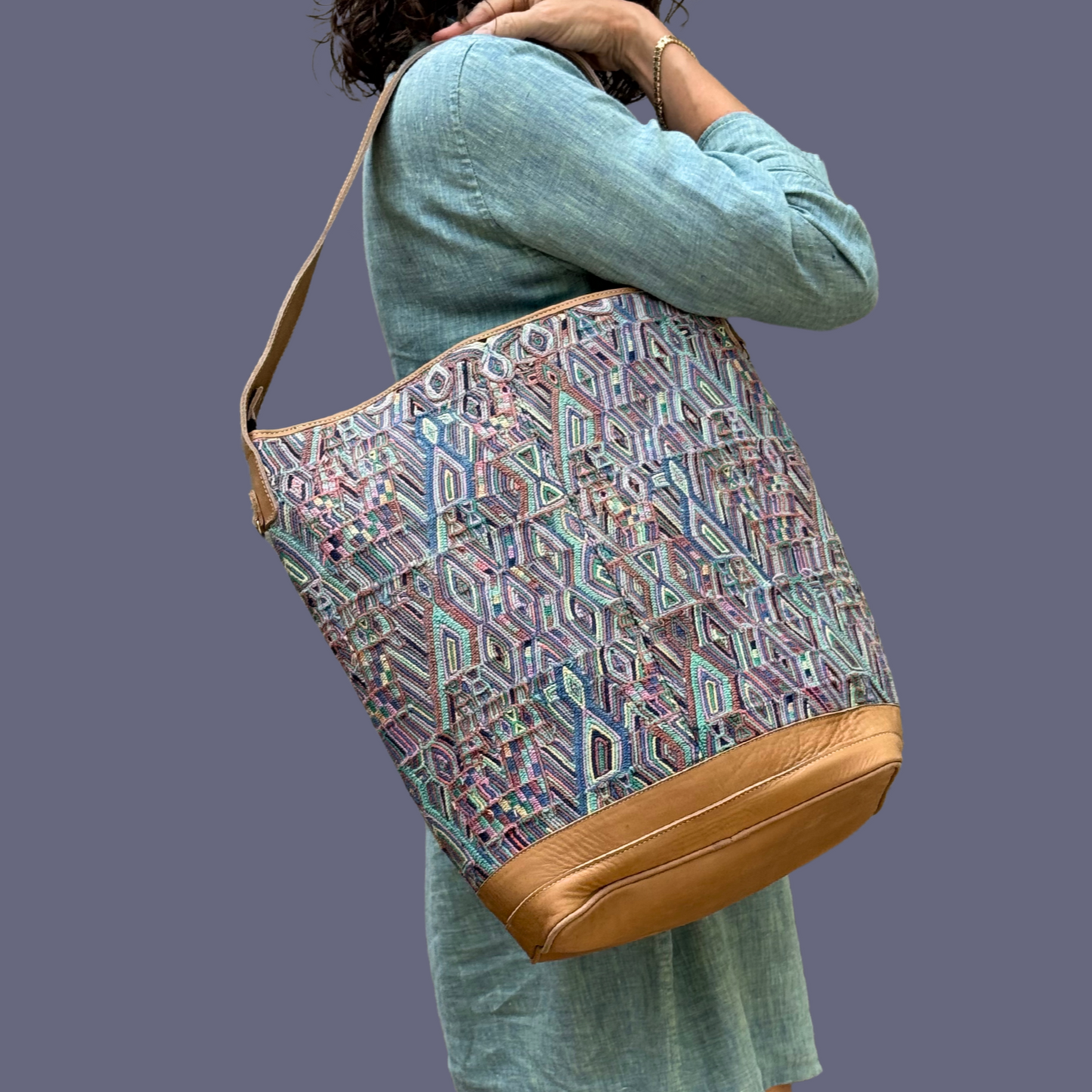 Huipil Bucket Bag