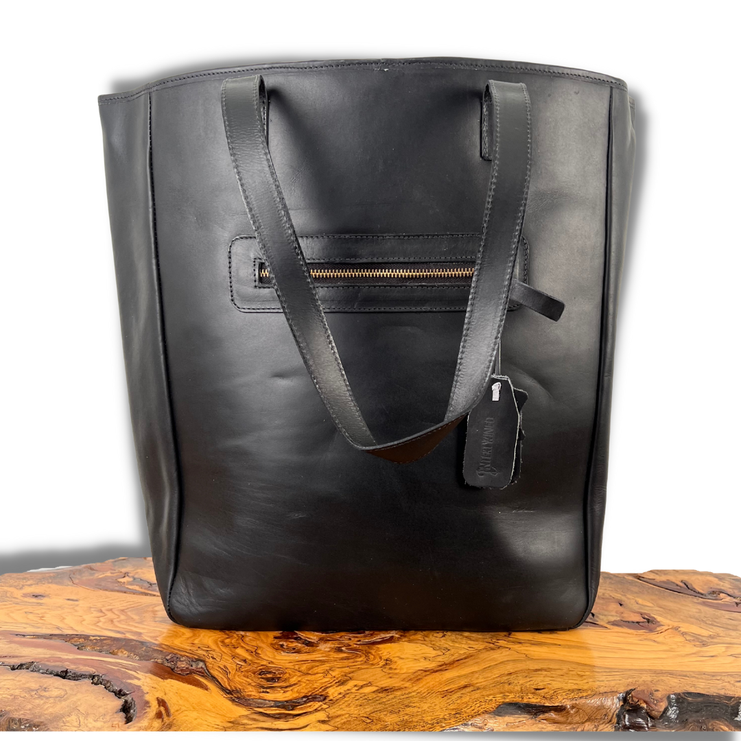 Large Tote with Huipil Accent