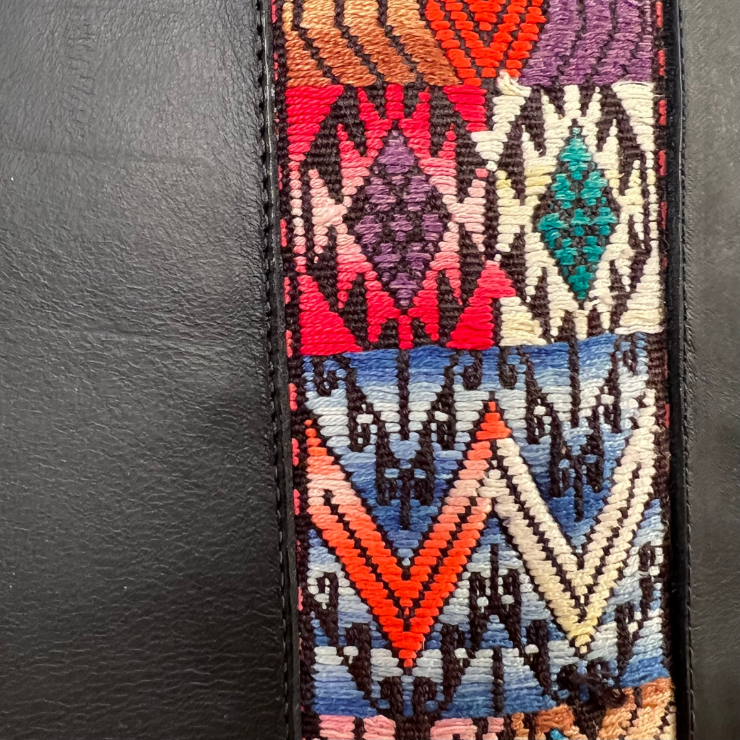 Large Tote with Huipil Accent