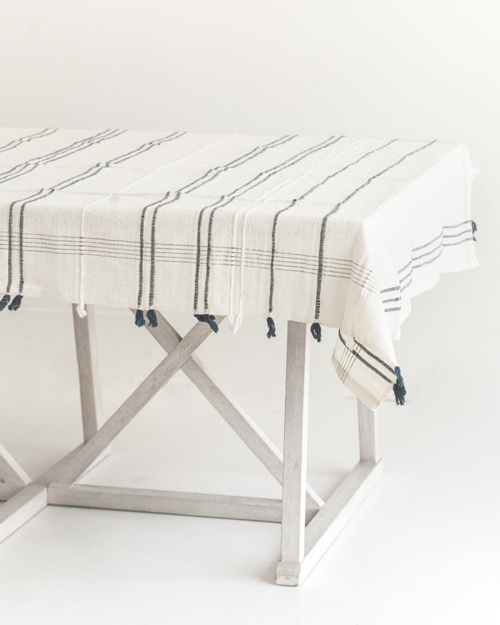 Ribbons Cotton Tablecloth