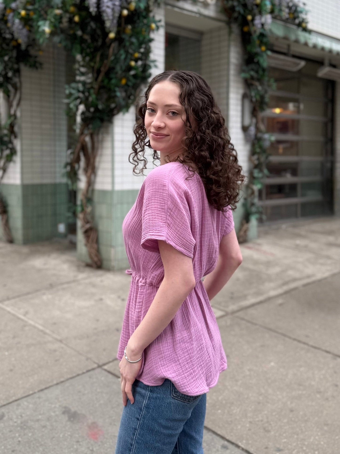 JOVIE top in Soft Orchid