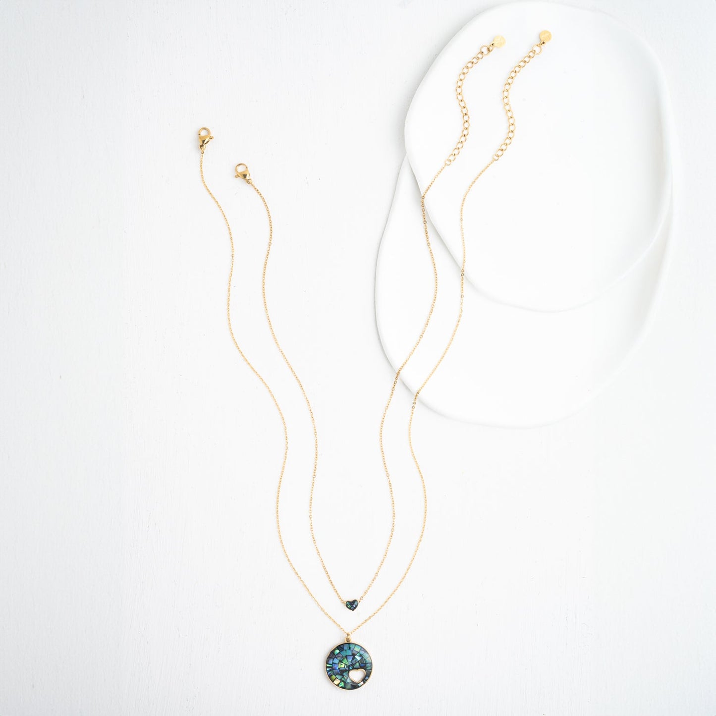 Journey Together Necklace Set in Captivating Abalone