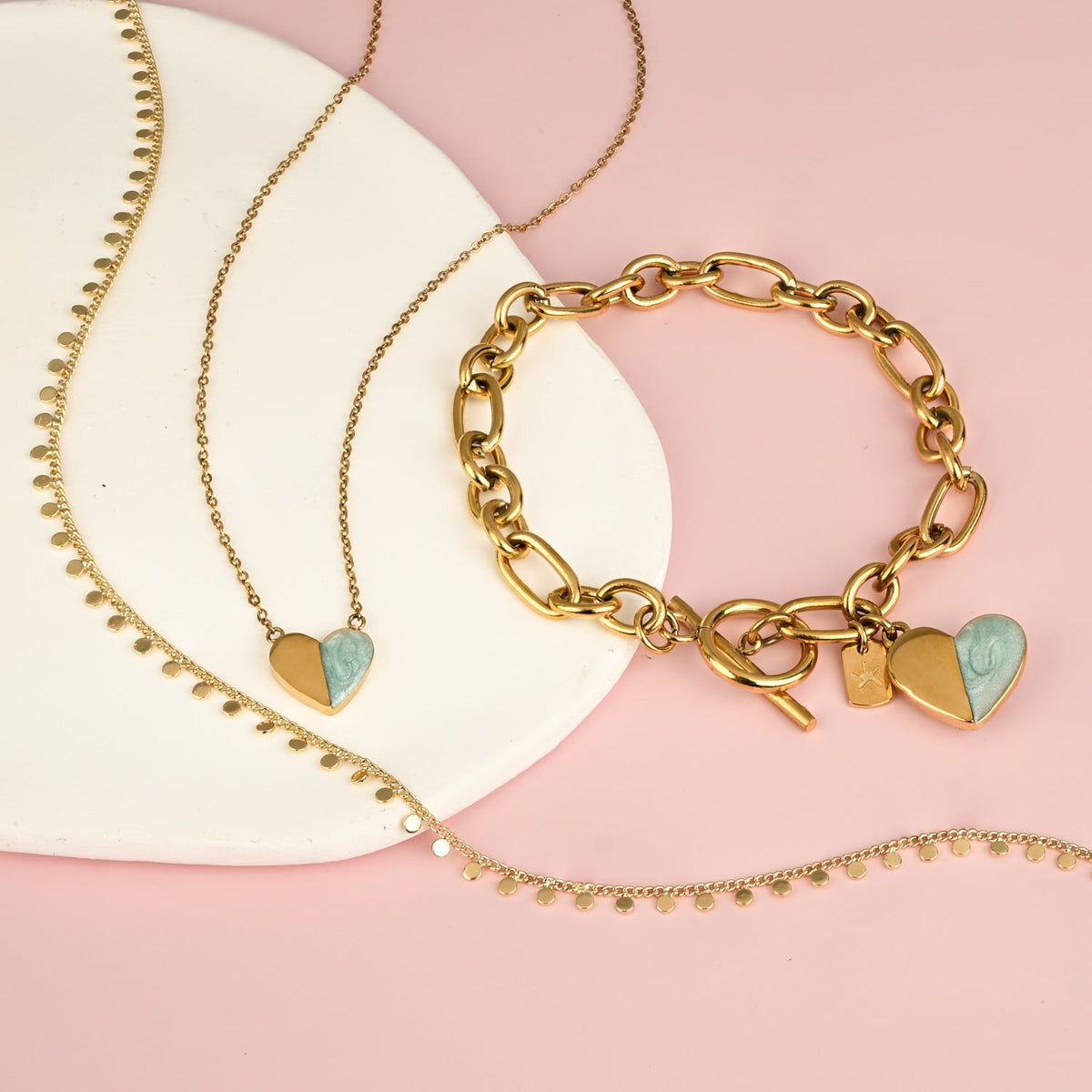 Give Hope Necklace in Mint