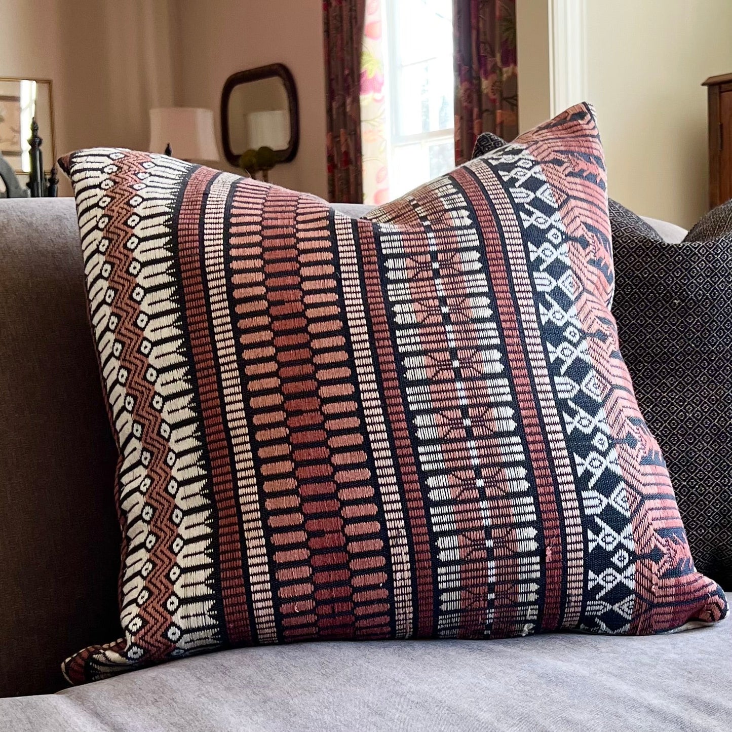 Handwoven Brocade Pillow Cover
