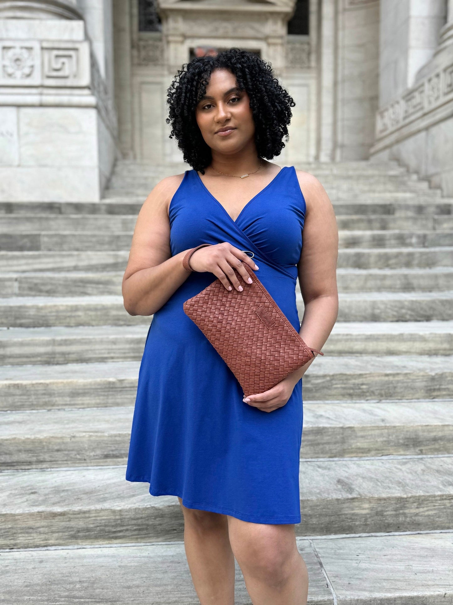 WREN dress in Cobalt Blue