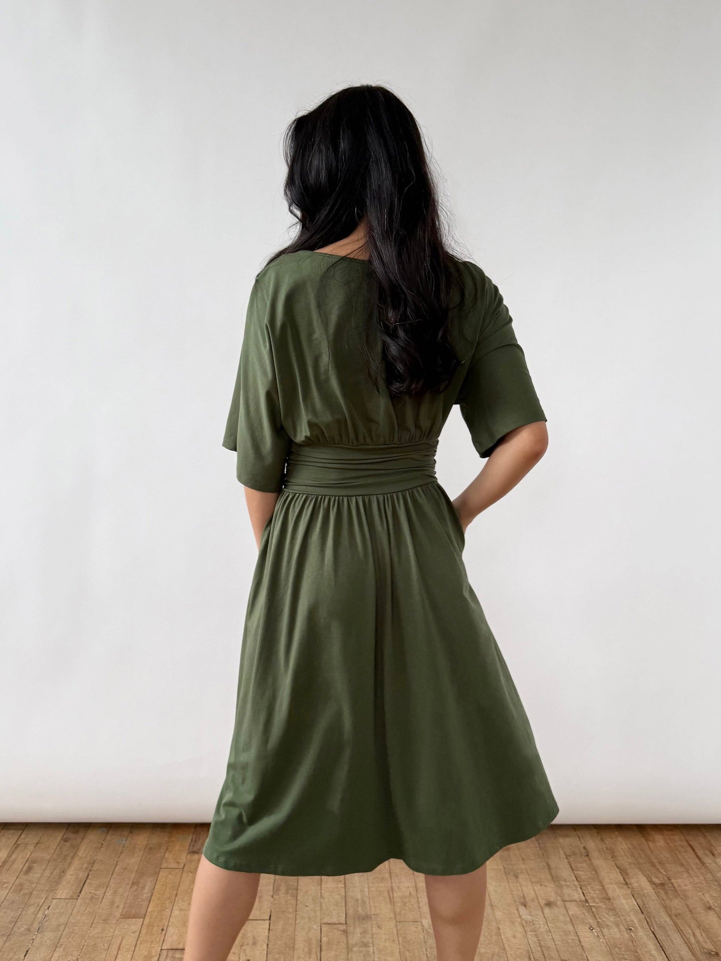 SHEBA dress in Meadow Green