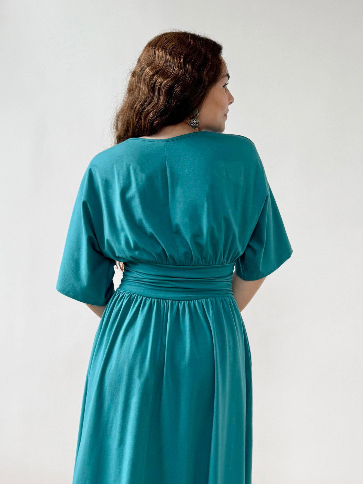 SHEBA dress in Marine Teal