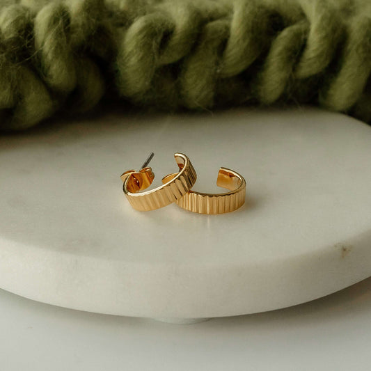 Makena Hoop Earrings - Gold or Silver