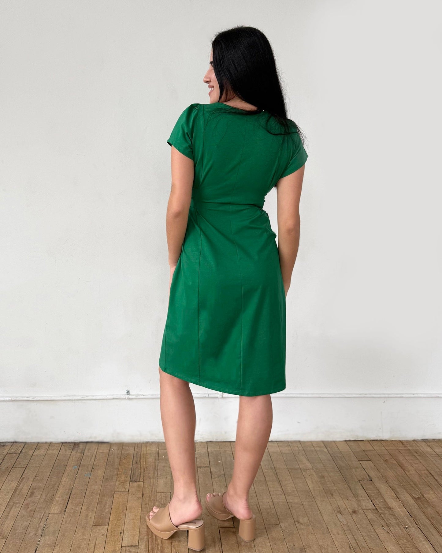 QUINTA dress in Rich Emerald