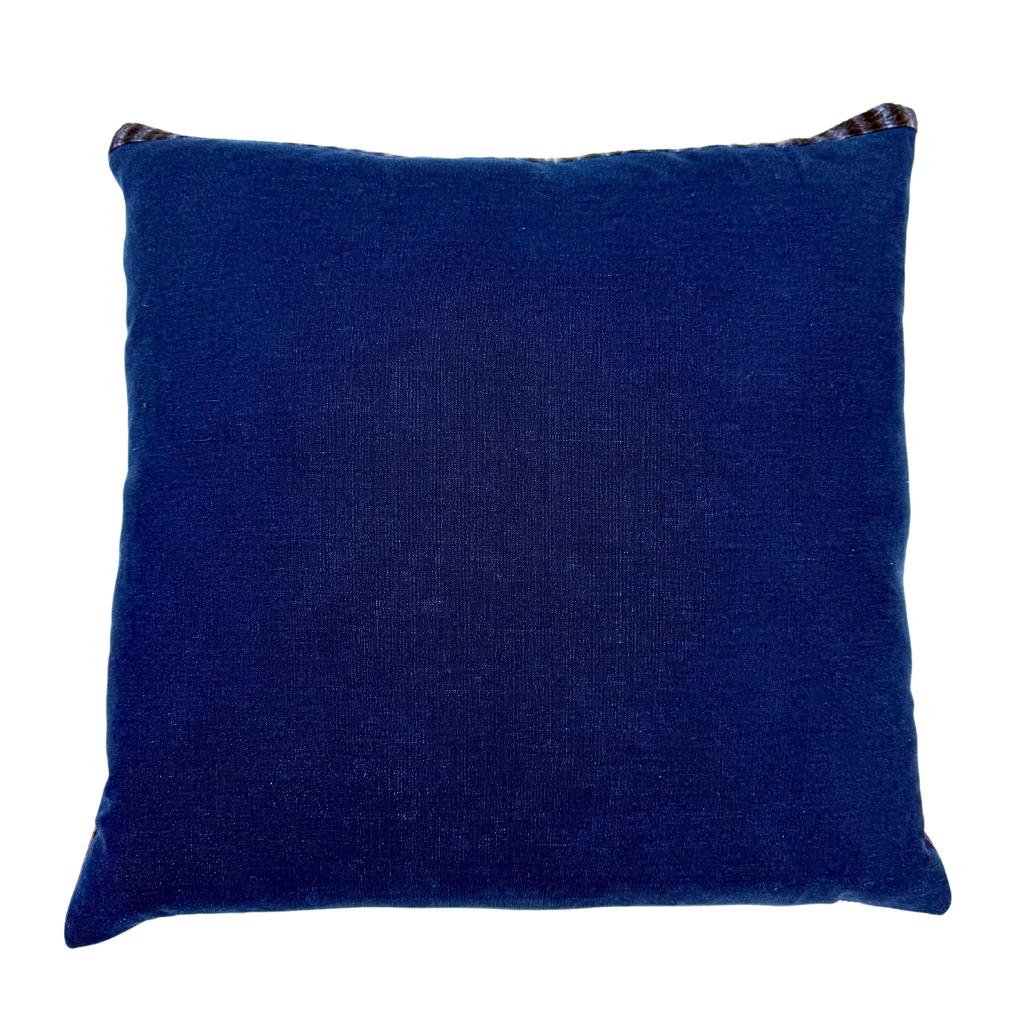 Embroidered Huipil & Handwoven Corte Throw Pillow Cover