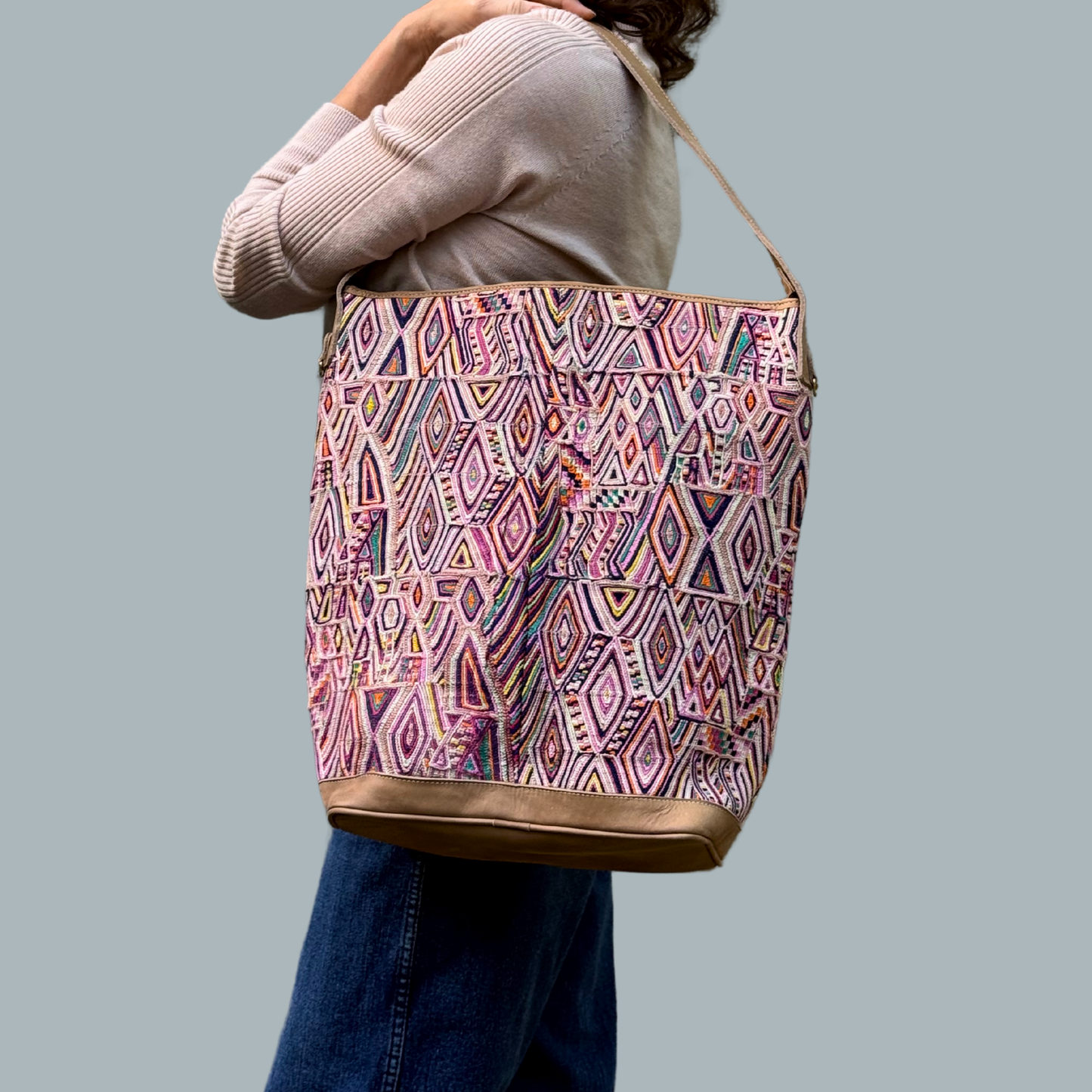 Huipil Bucket Bag