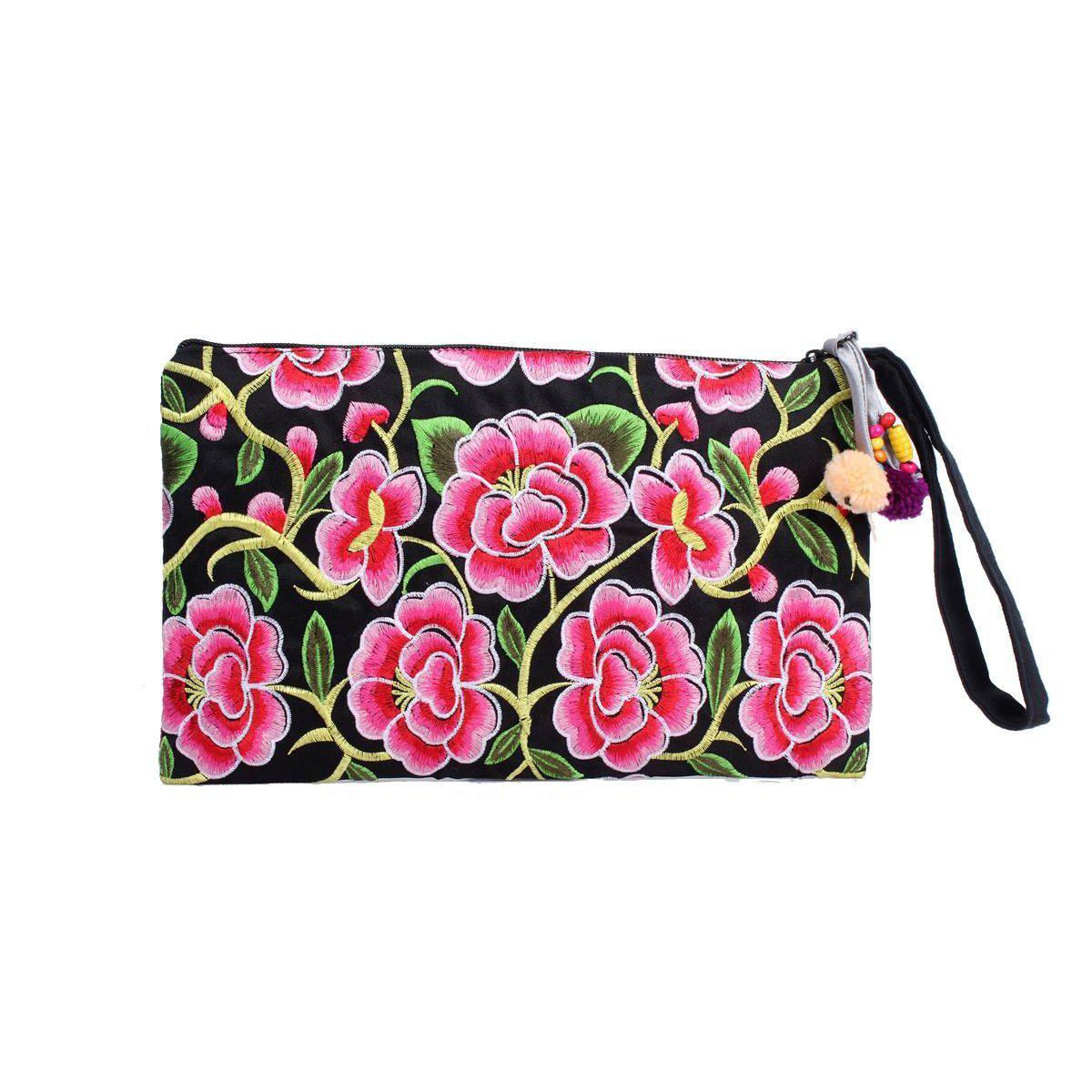 Prani Embroidered Hmong Wristlet - Thailand