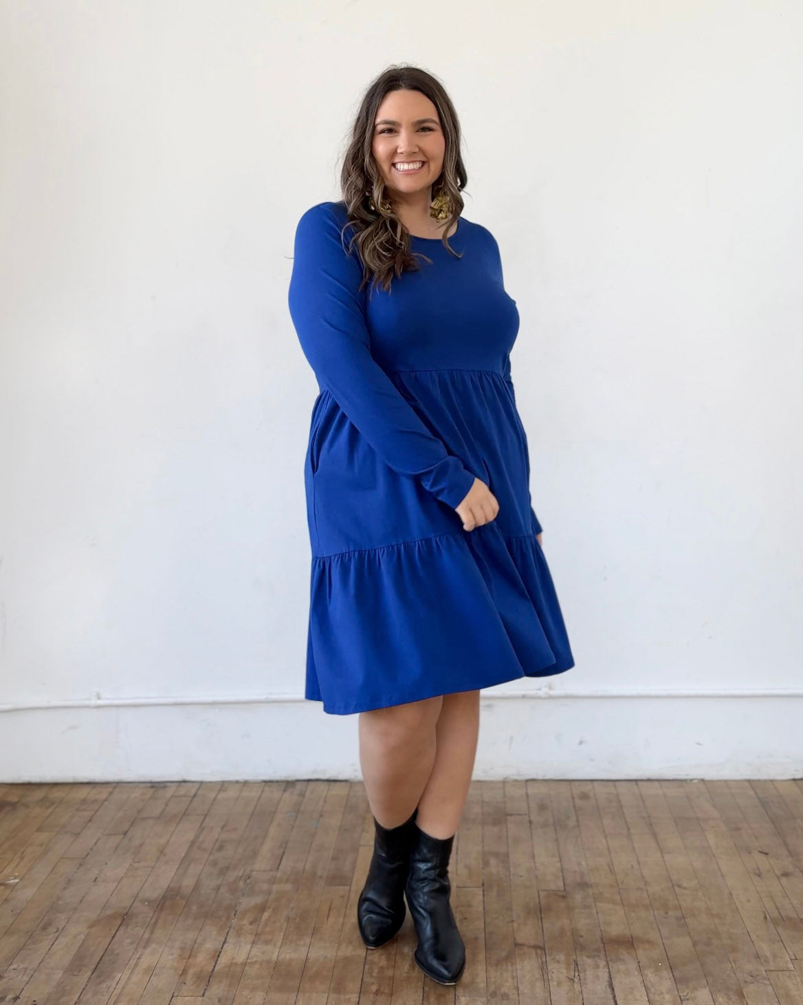 MAISIE Dress in Cobalt Blue