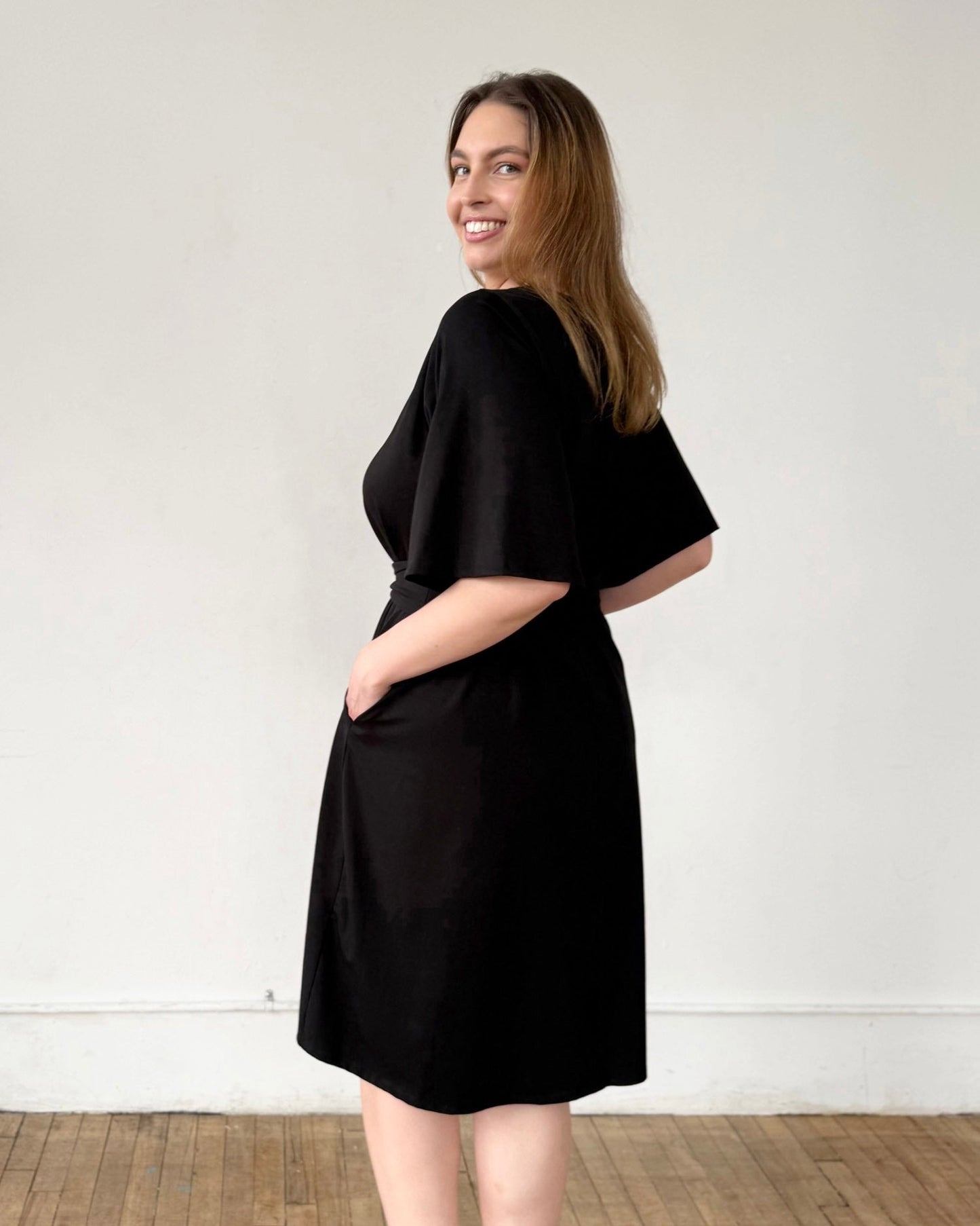 IRVINE dress in Black