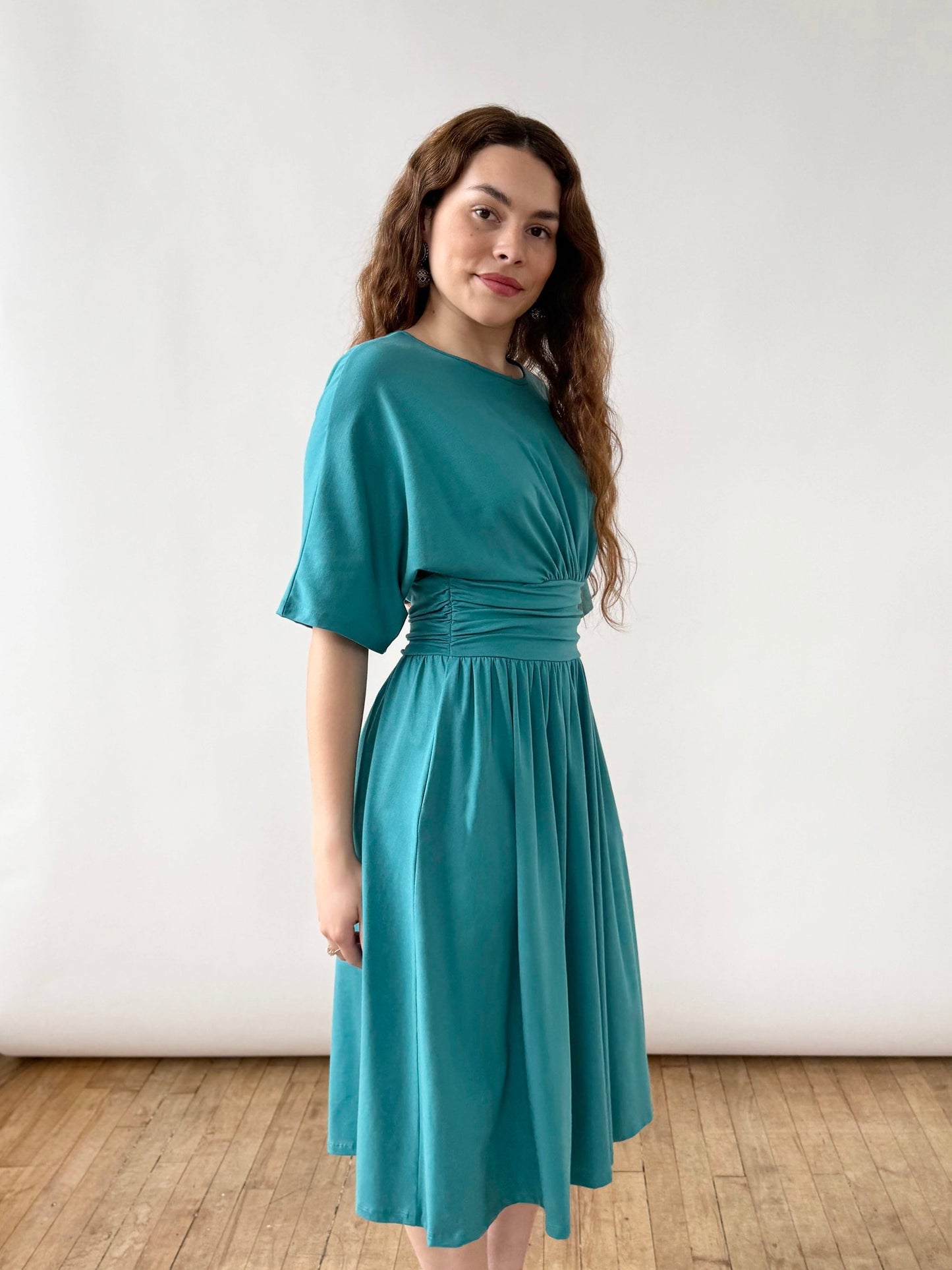 SHEBA dress in Marine Teal