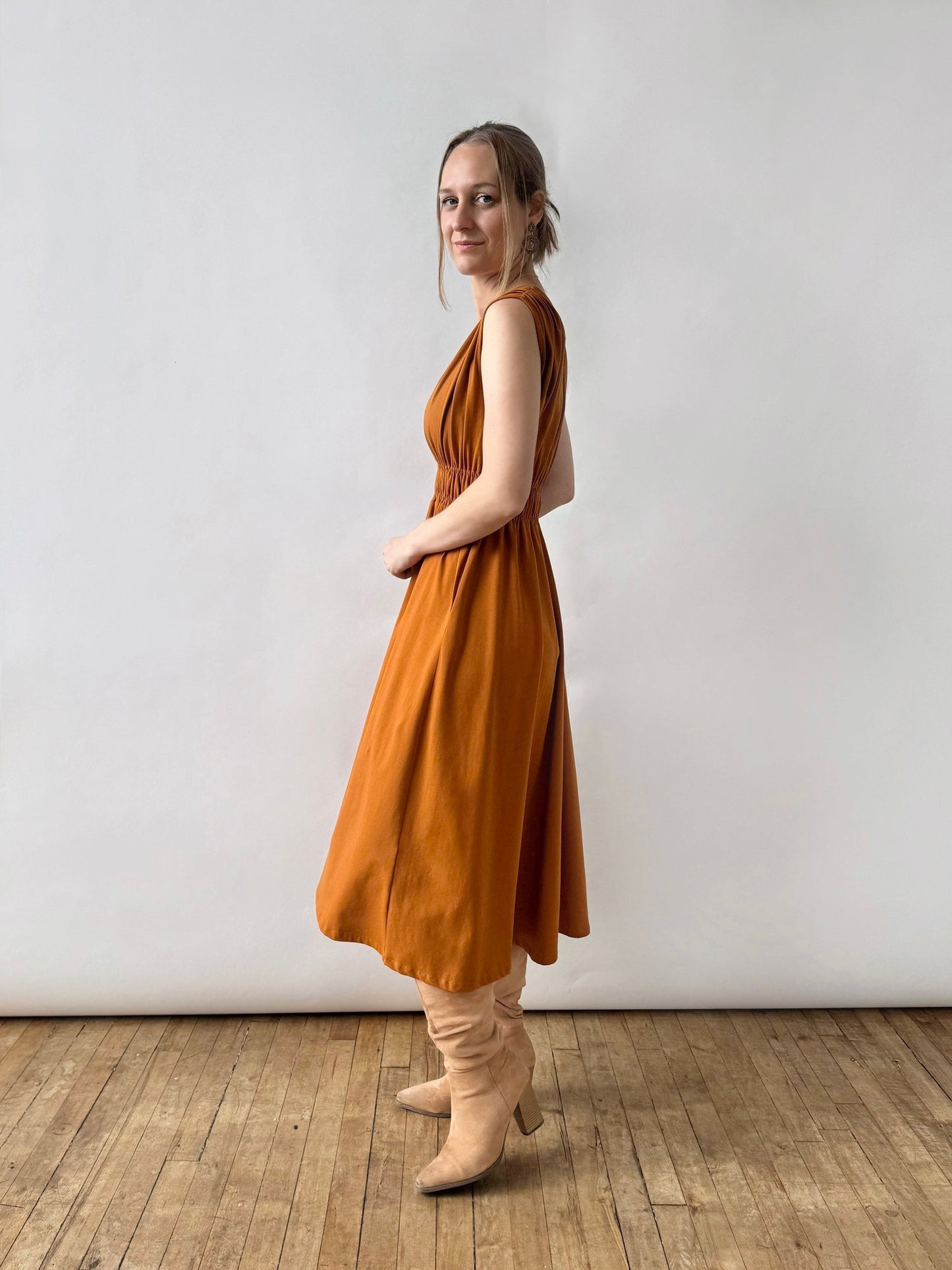 HAMPTON dress in Spiced Cider