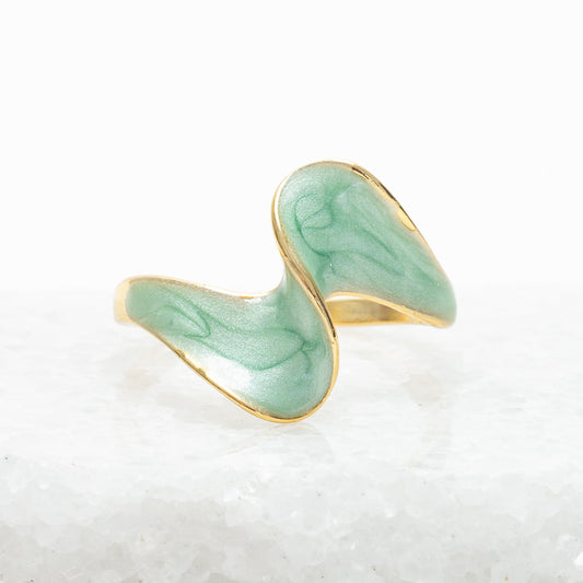 Ribbon of Light Ring in Mint