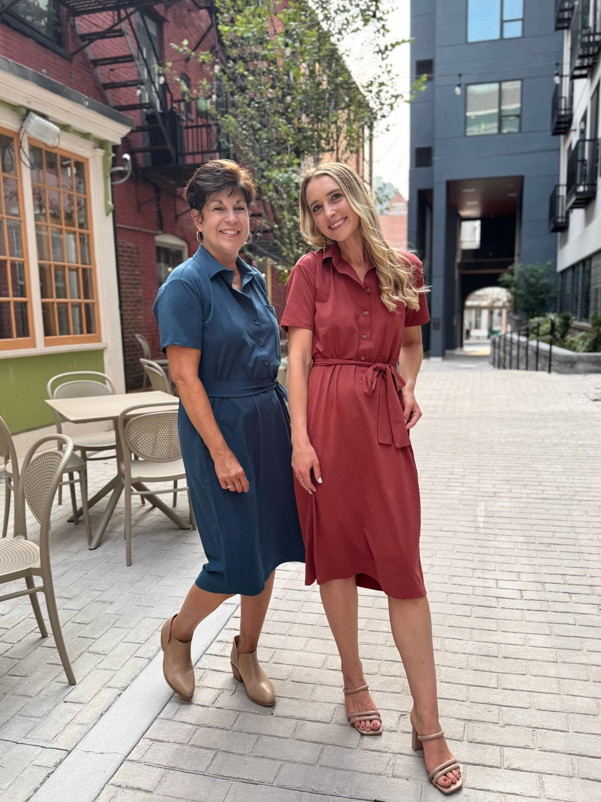 VANYA dress in Atlantic Blue