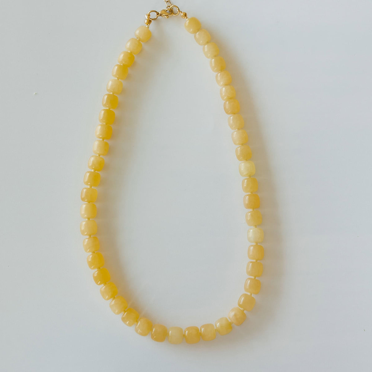 Anika Yellow Beaded Necklace
