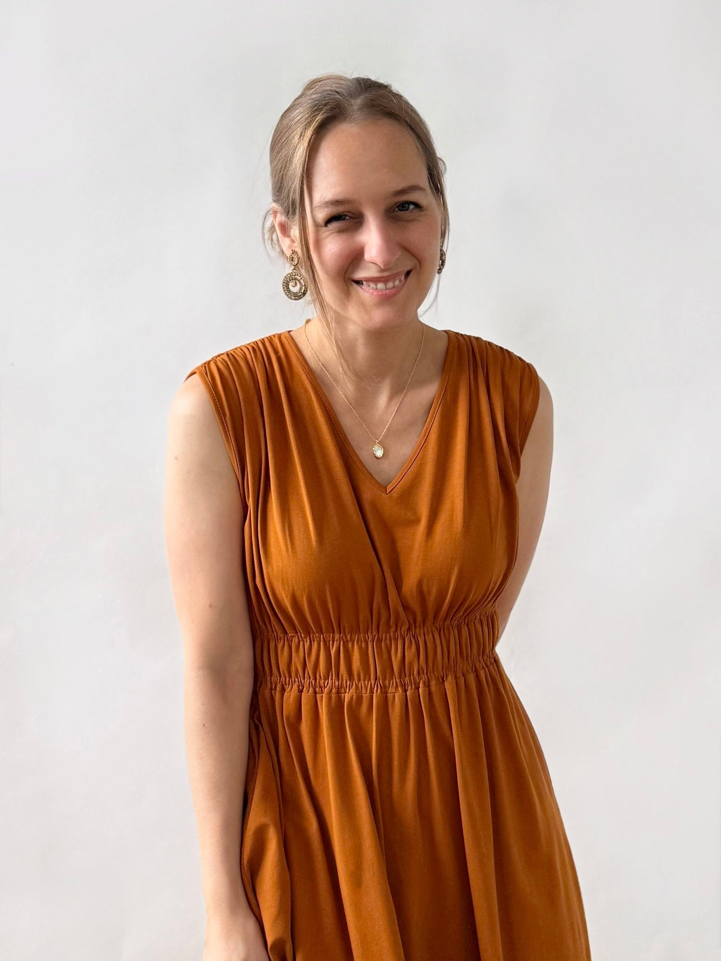 HAMPTON dress in Spiced Cider
