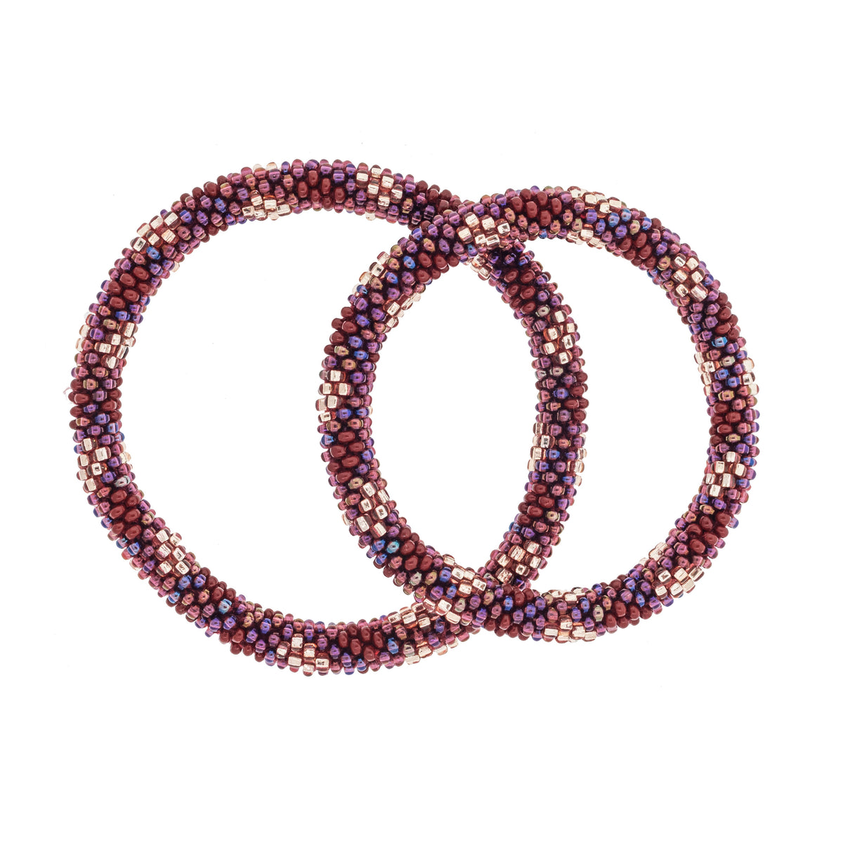 Mommy & Me Roll-On® Bracelets - Bordeaux