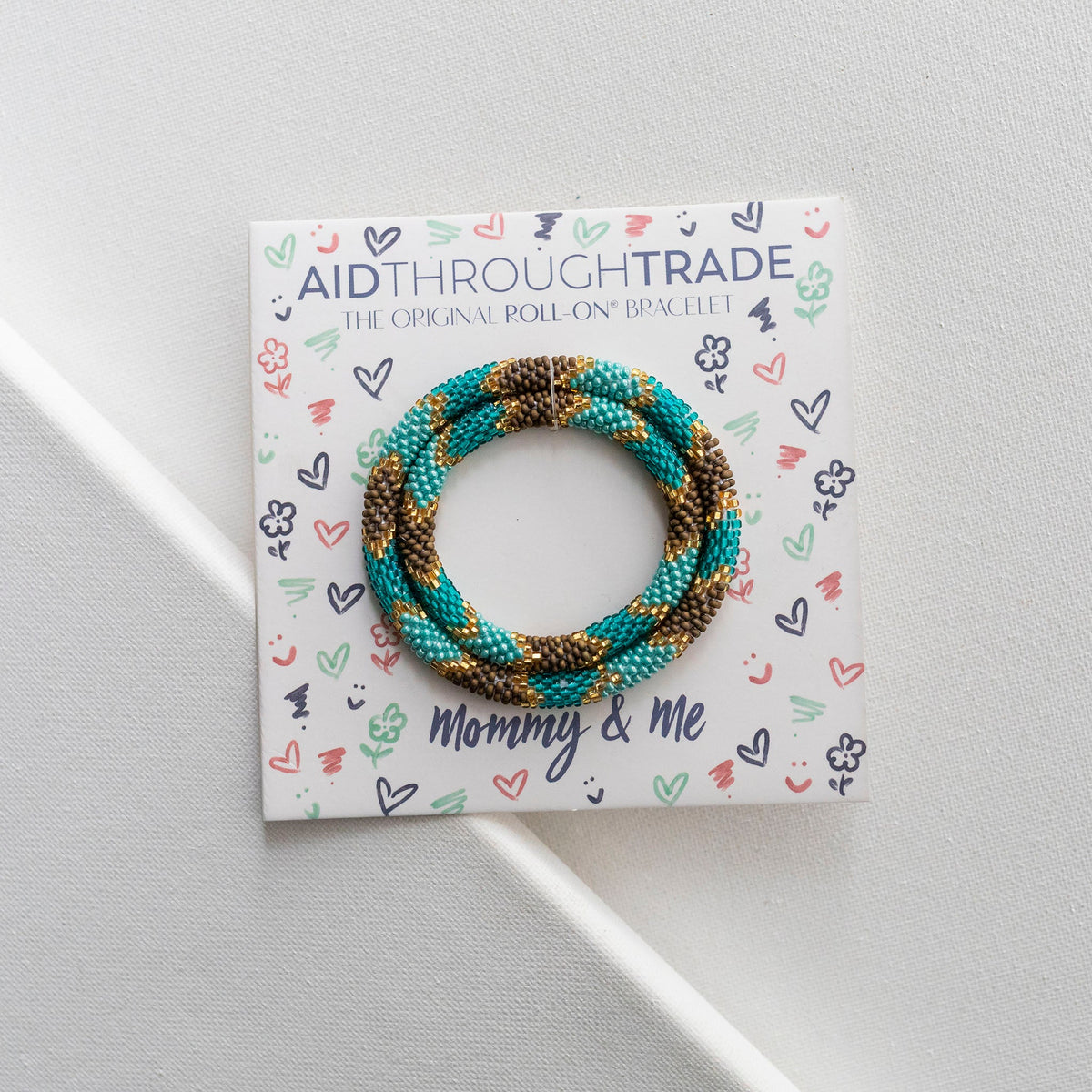Mommy & Me Roll-On® Bracelets - Patina