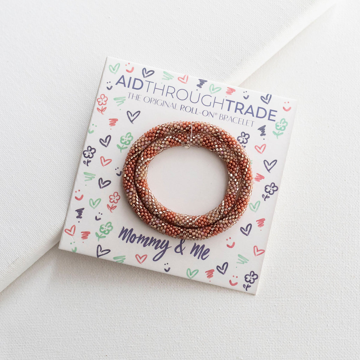 Mommy & Me Roll-On® Bracelets - Terracotta