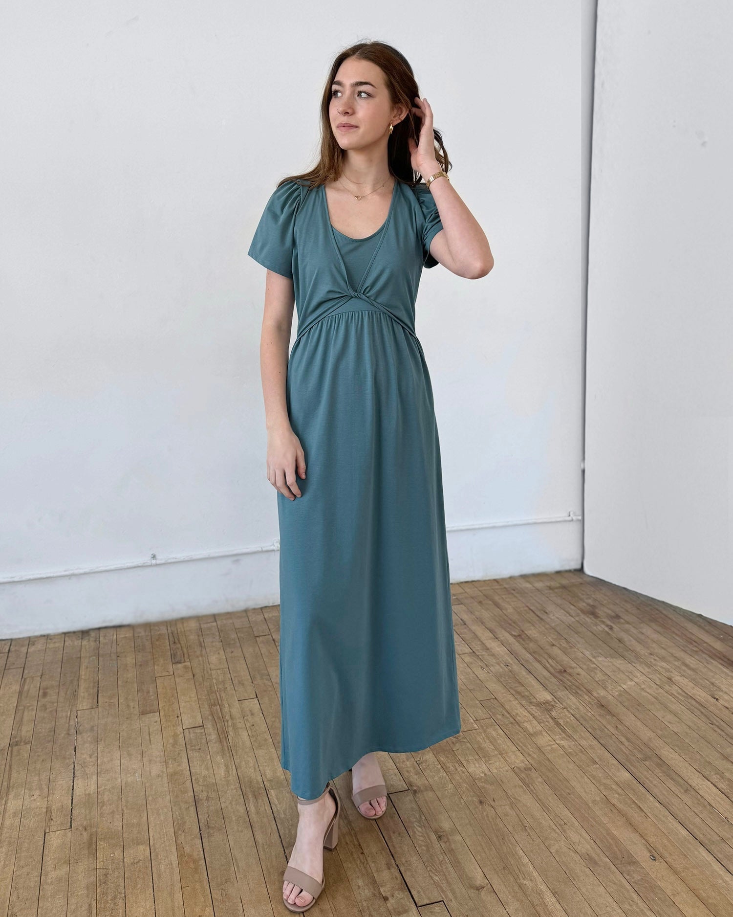monica blue dress The Monica Halter Dress