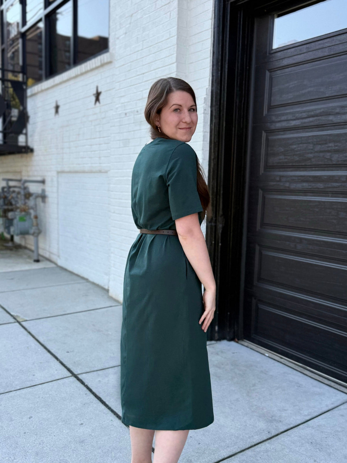 PALOMA dress in Deep Pine