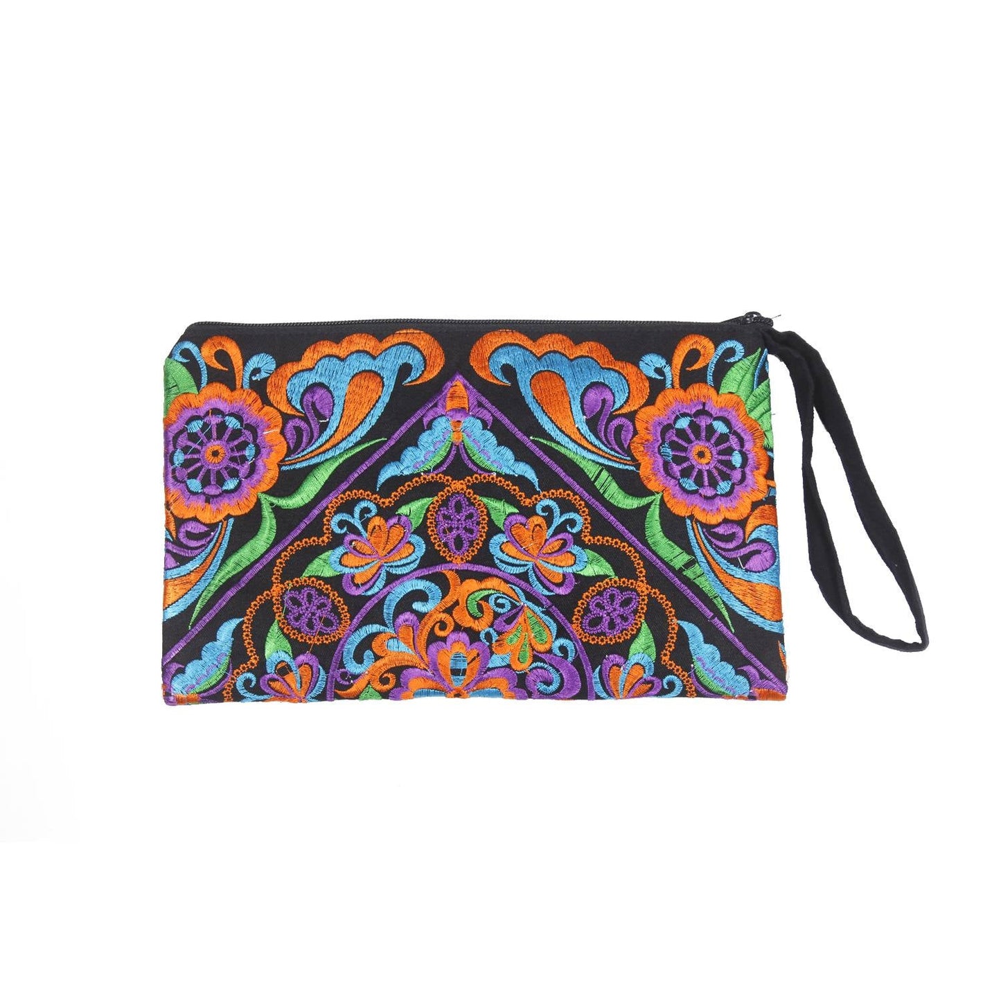 Sarita Hmong Embroidered Wristlet - Thailand