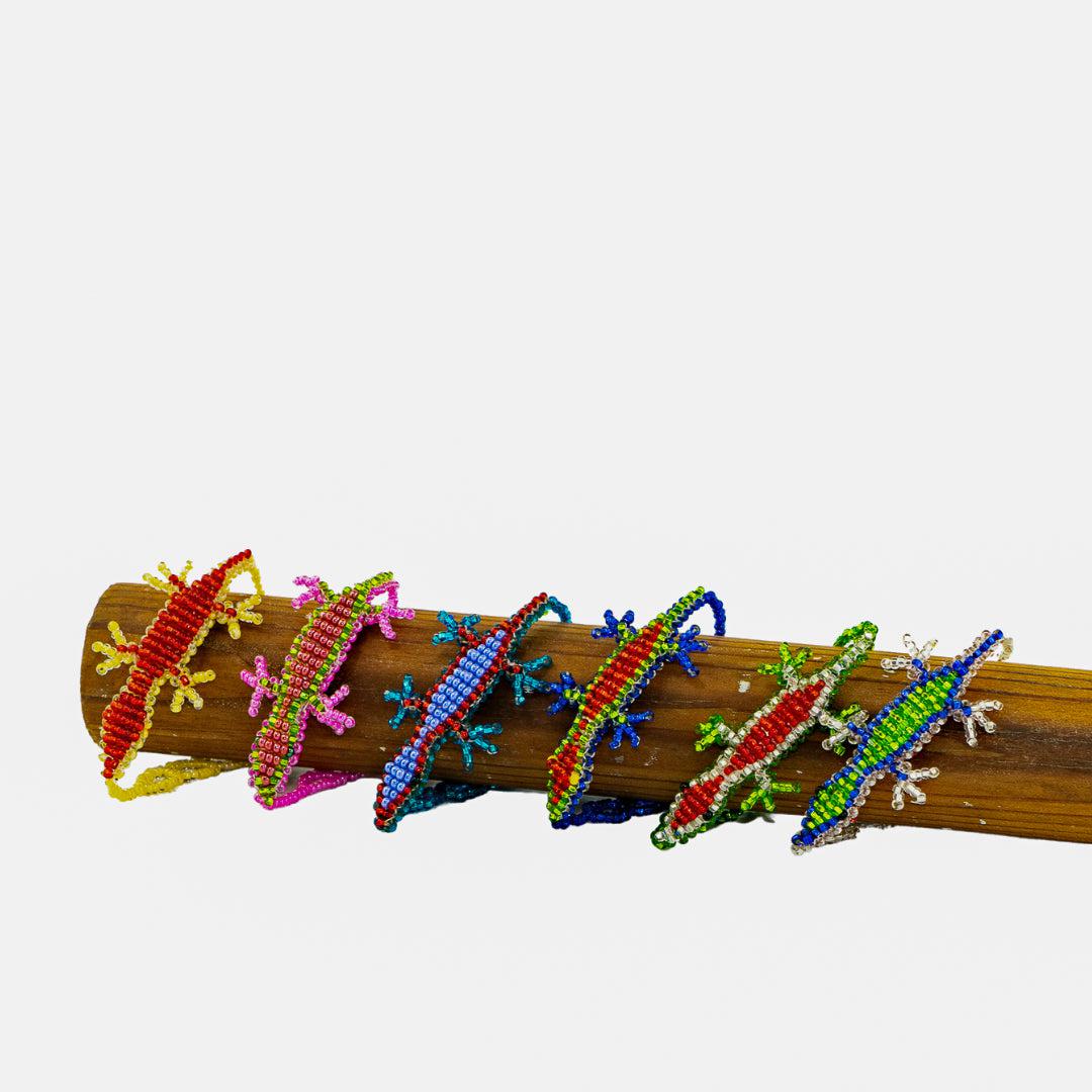 Lizard Seed Bead Kids Bracelet - Guatemala