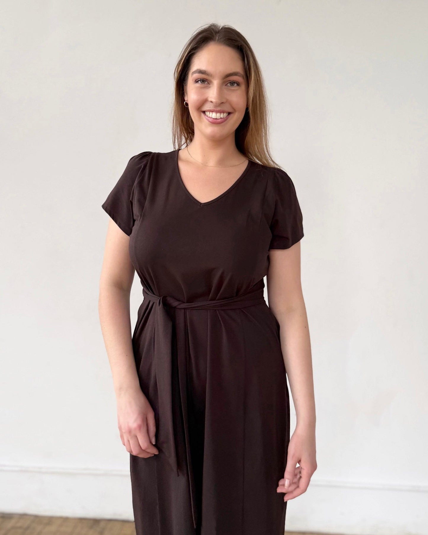 QUINTA dress in Chocolate Torte