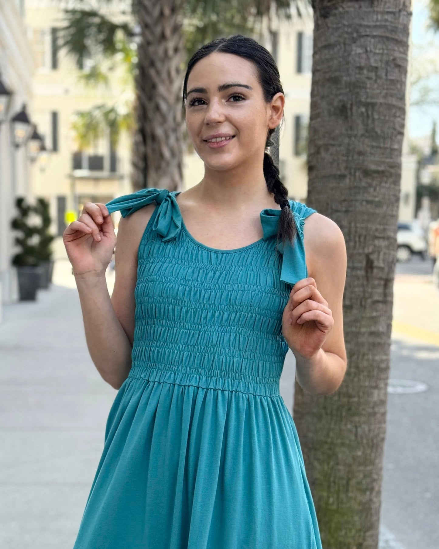 JESSA dress in Marine Teal