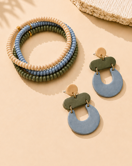 Blue Sage Jewelry Set
