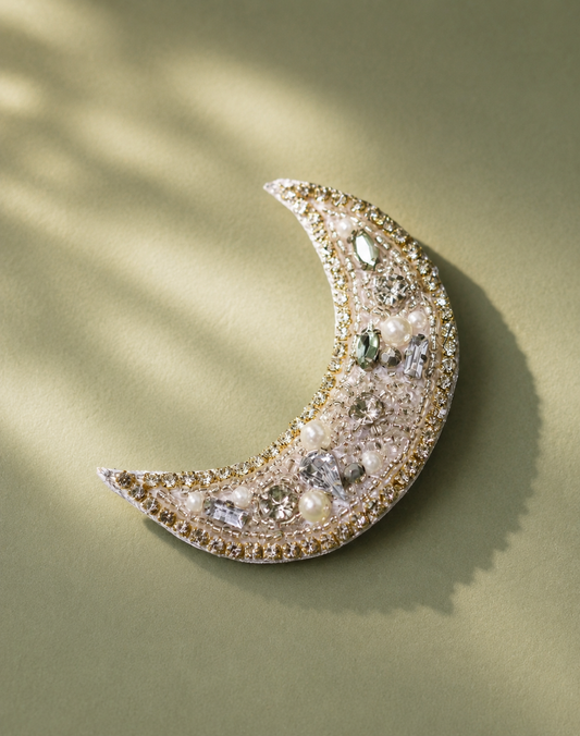 Silver Moon Pin