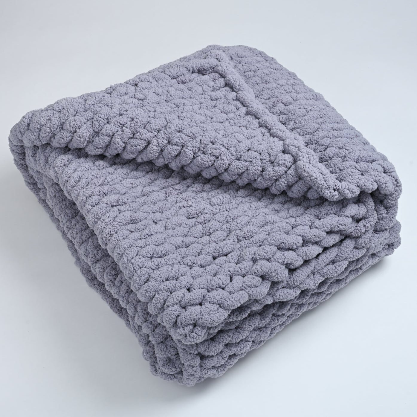 Woven Together Blanket in Slate Gray