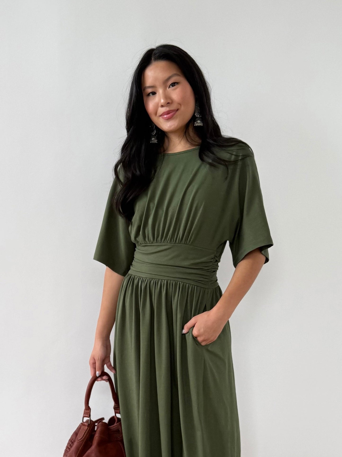 SHEBA dress in Meadow Green