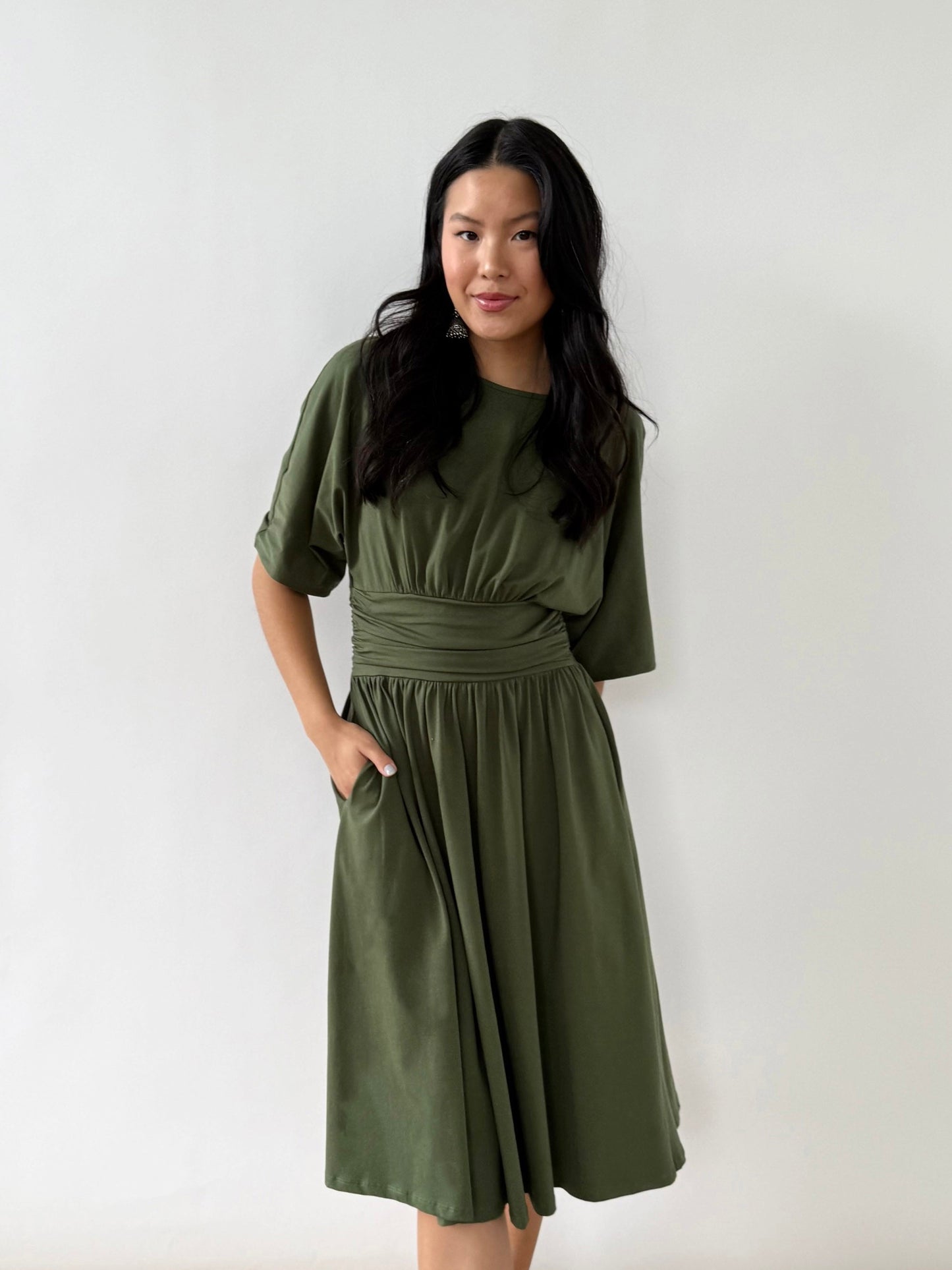 SHEBA dress in Meadow Green