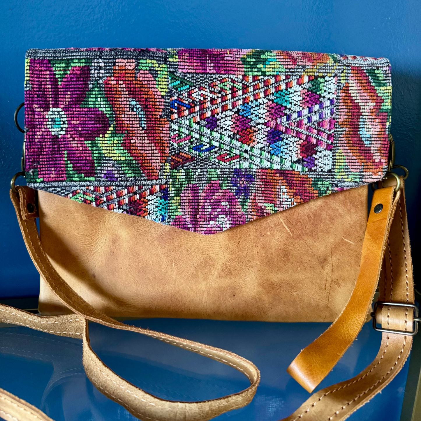 EXCLUSIVE Huipil Envelope Crossbody - A Geometric Floral