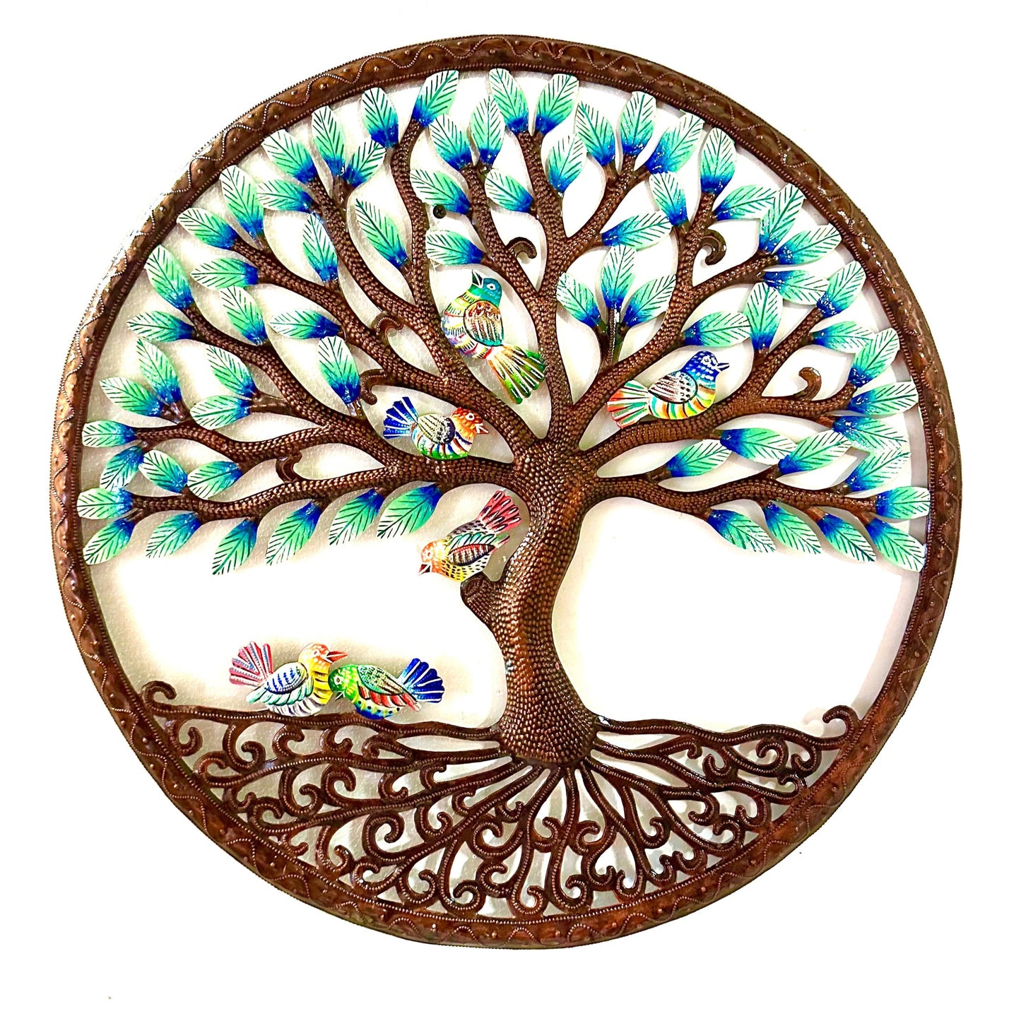 Nesmy Bronze Tree: 6 Little Birds