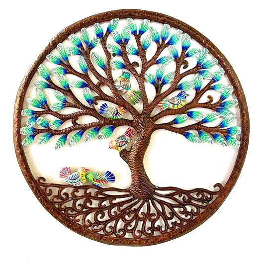 Nesmy Bronze Tree: 6 Little Birds