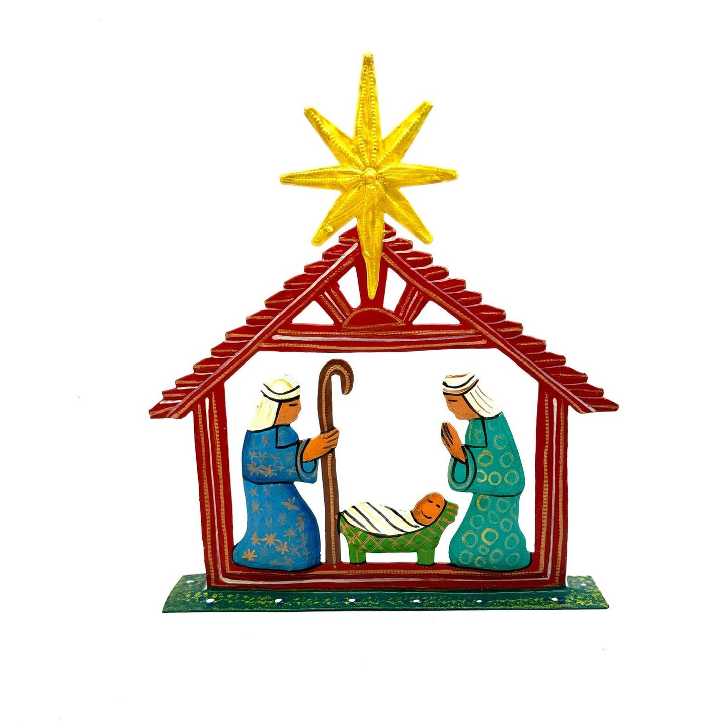 Small Red Nativity