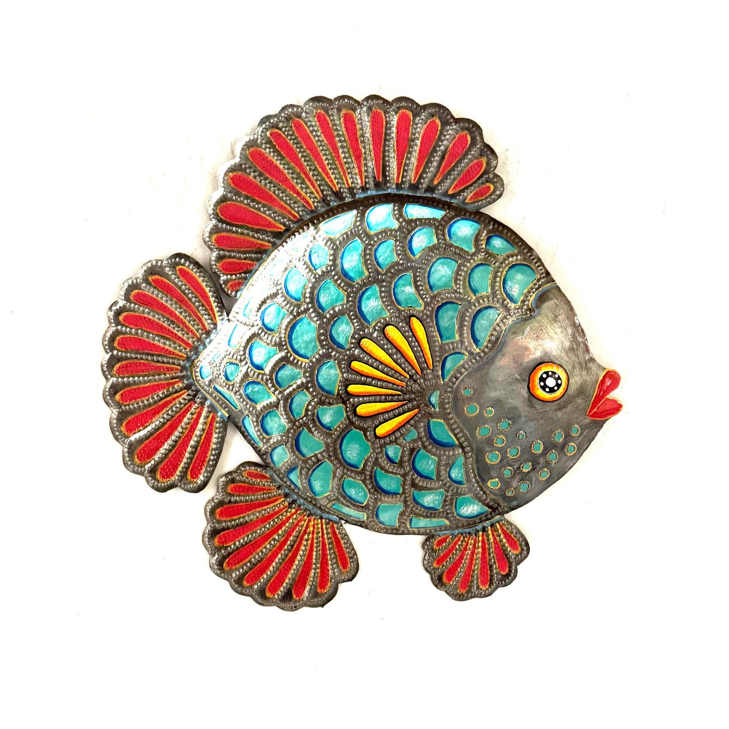 Medium Orilien Fish- Pink & Blue