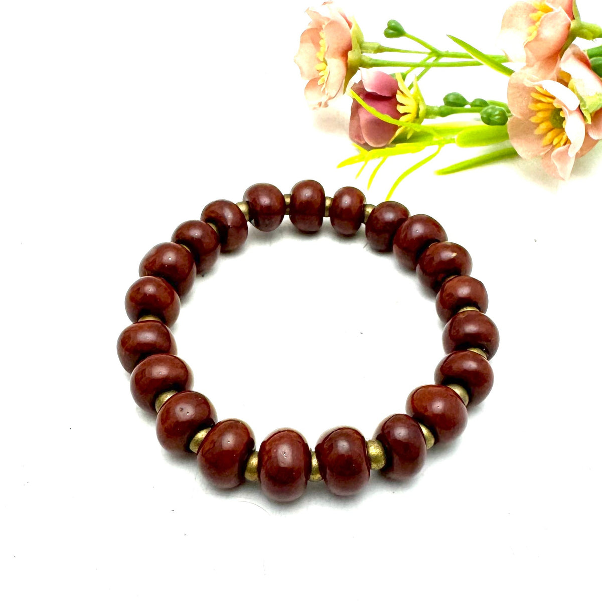 Cinnamon Chocolate Ceramic Bracelet
